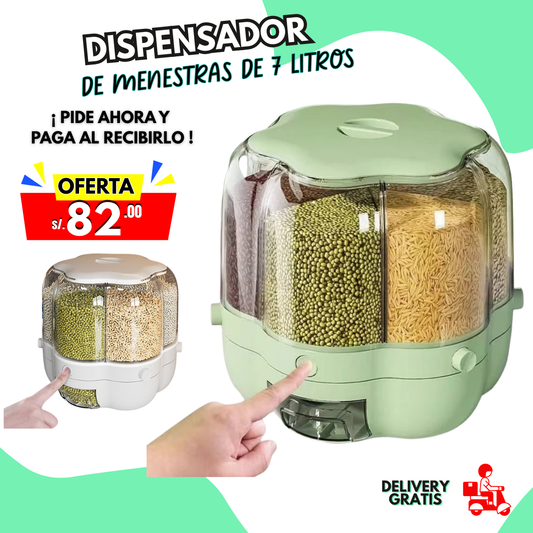 DISPENSADOR DE MENESTRAS 7LITROS