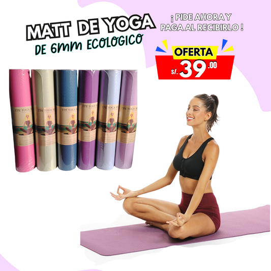 MATT DE YOGA TPE ECOLÓGICO