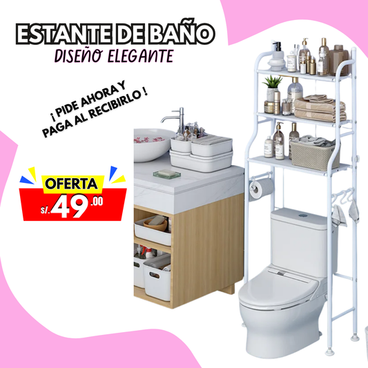 ESTANTE ORGANIZADOR DE BAÑO